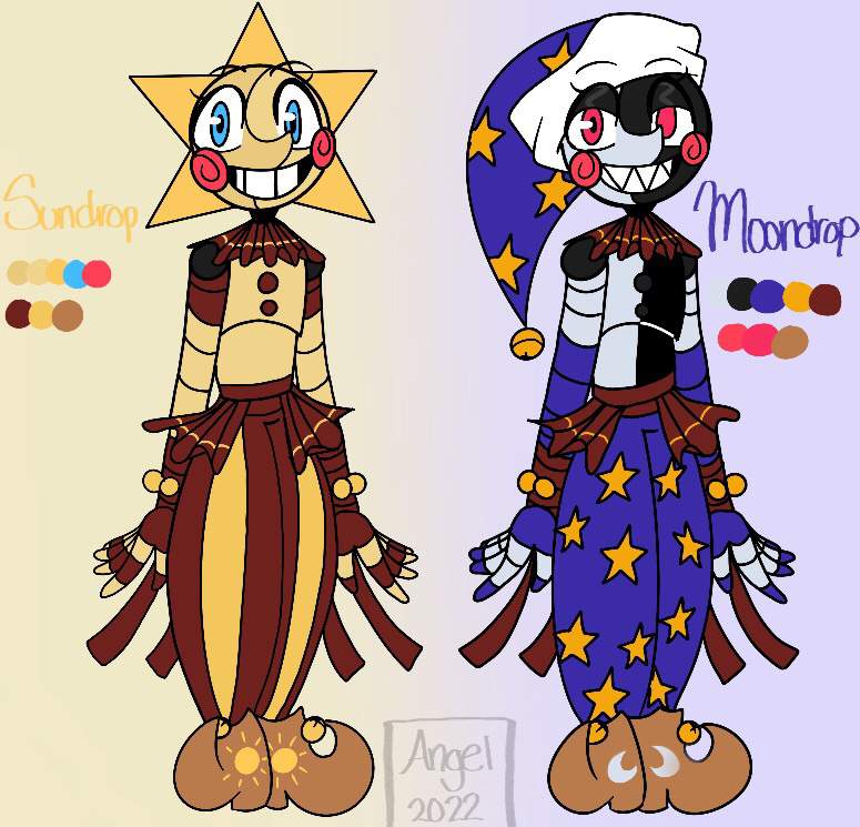 Sun And Moon Reference Designs Uwu Fnaf Security Breach Amino