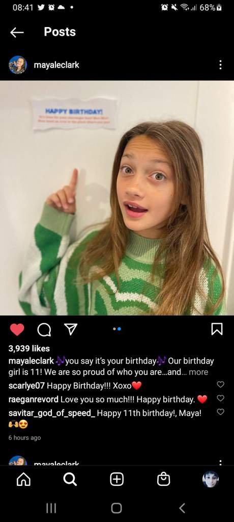 Guy’s is Maya le Clark 11th birthday 🎂 🥳.wish her well | ⚡️The