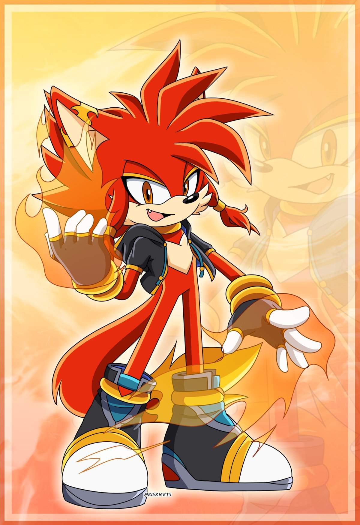 Flame The Fox Sonic The Hedgehog Amino