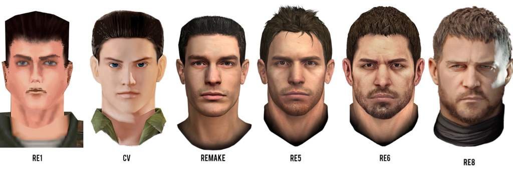The Evolution of Chris Redfield Resident Evil Amino
