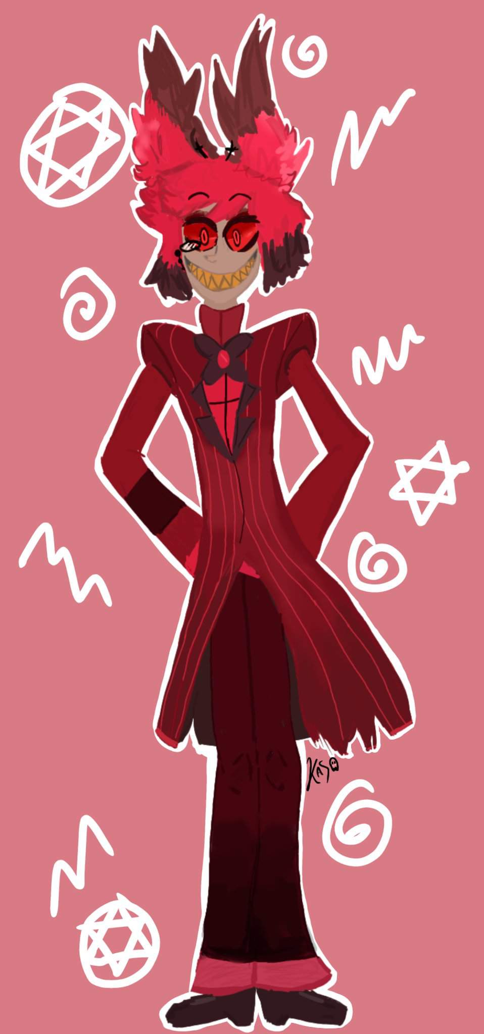 Quick Alastor Drawing ♤ Hazbin Hotel Official Amino