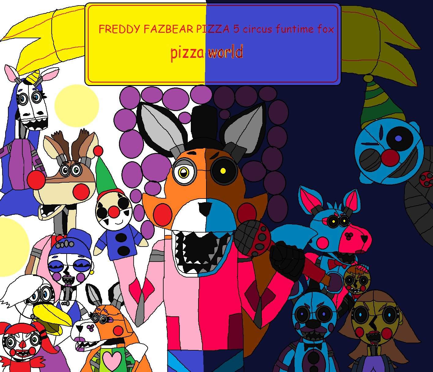 Funtime Fox The Pirate Pizza World Circus Fox Freddy Fazbear Fnaf ️💛 ️💛 Amino 7777