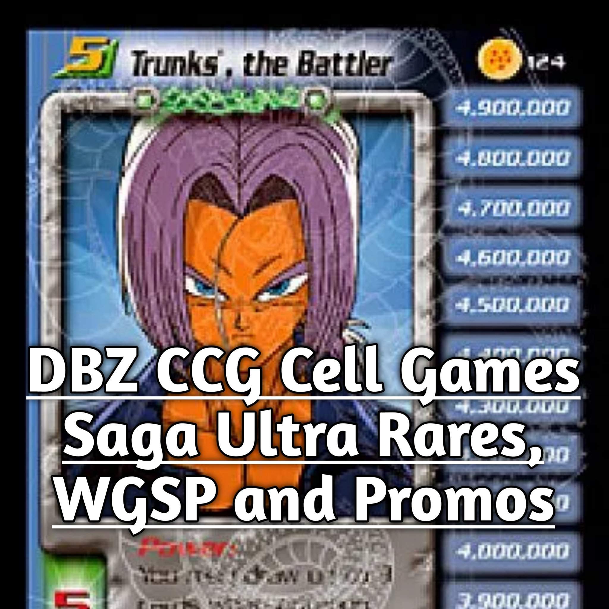 Dbz Ccg Cell Games Saga Ultra Rares Wgsp And Prom Wiki Dragon Ball EspaÑol Amino