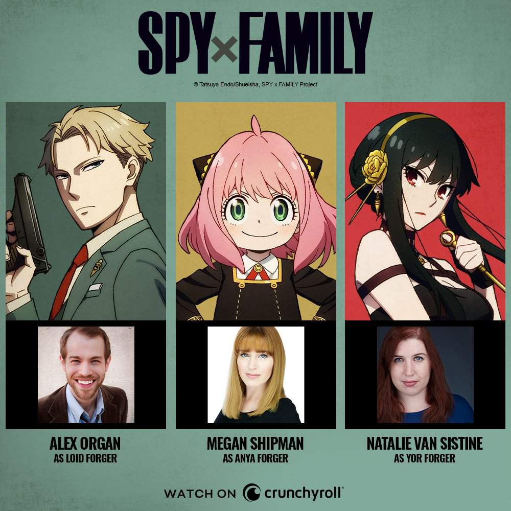 SPY x FAMILY Reveals English Dub Cast for Damian Desmond and More Eden