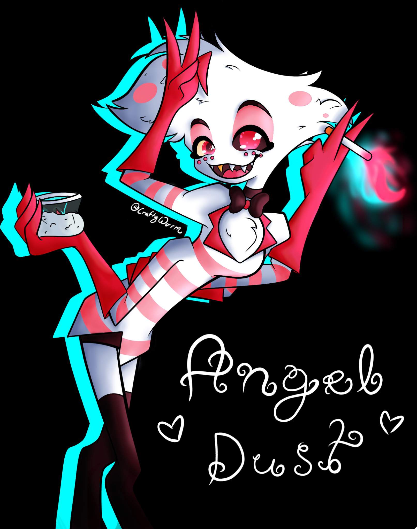 First Post!! (drawing Of Angel Dust!) 