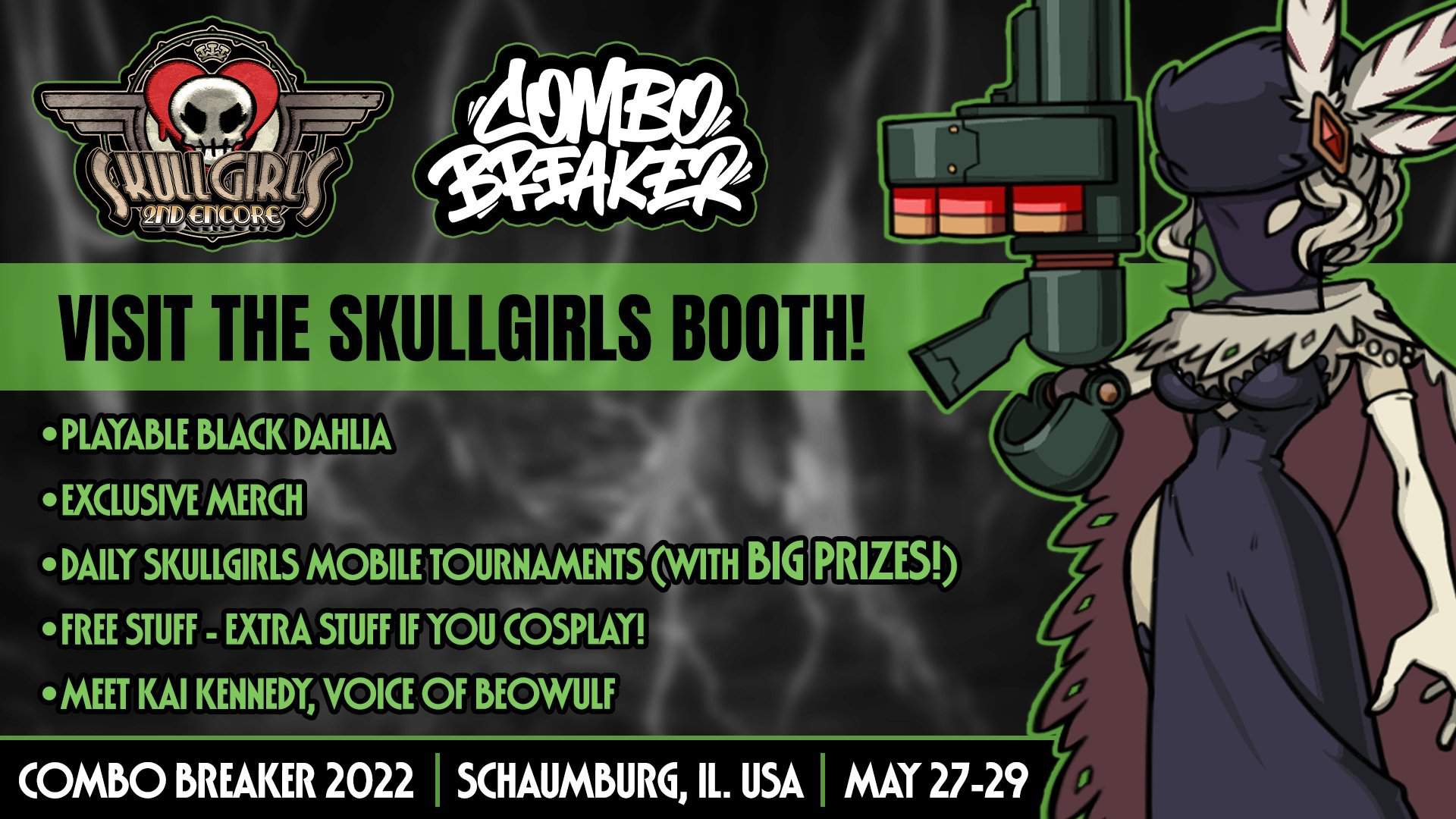 Visit The Skullgirls Both At Combobreaker Of You're In The Area! | 💀 ...