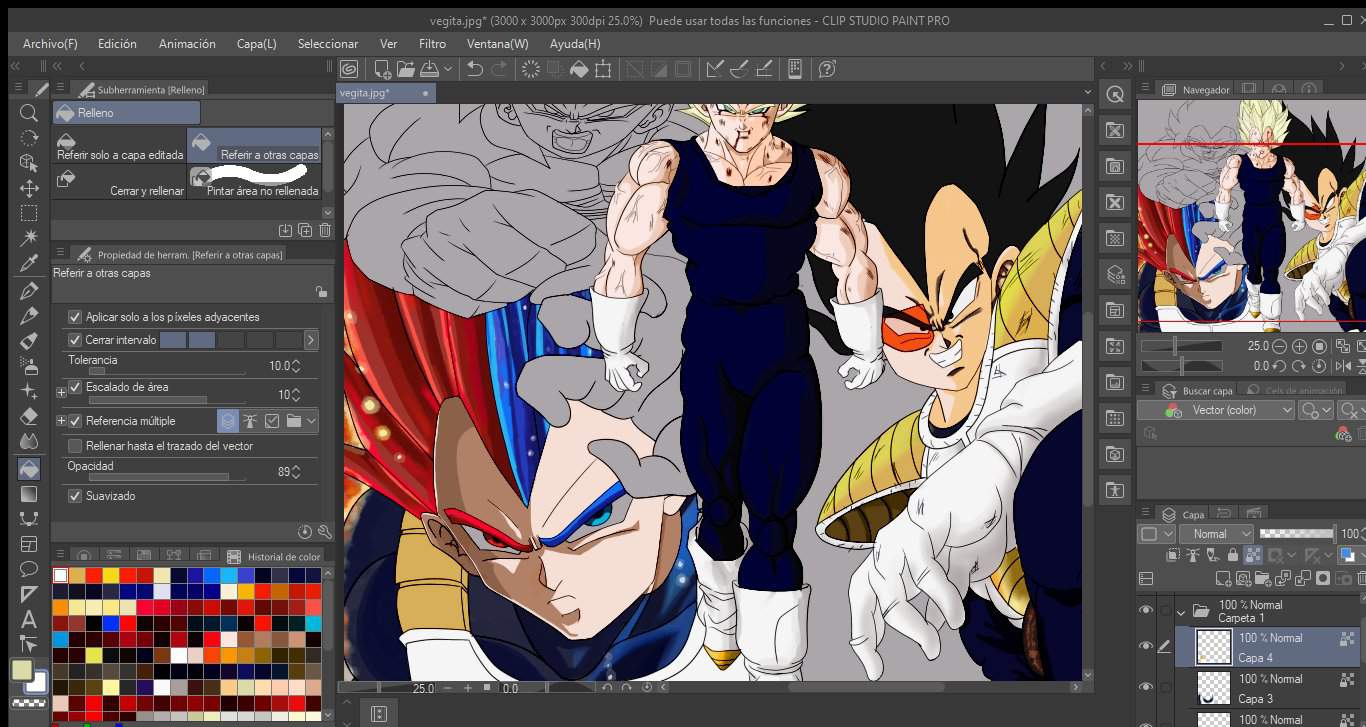 Trabajando En Este Dibujo De Vegita Evolutiva 🍁😎🍁 