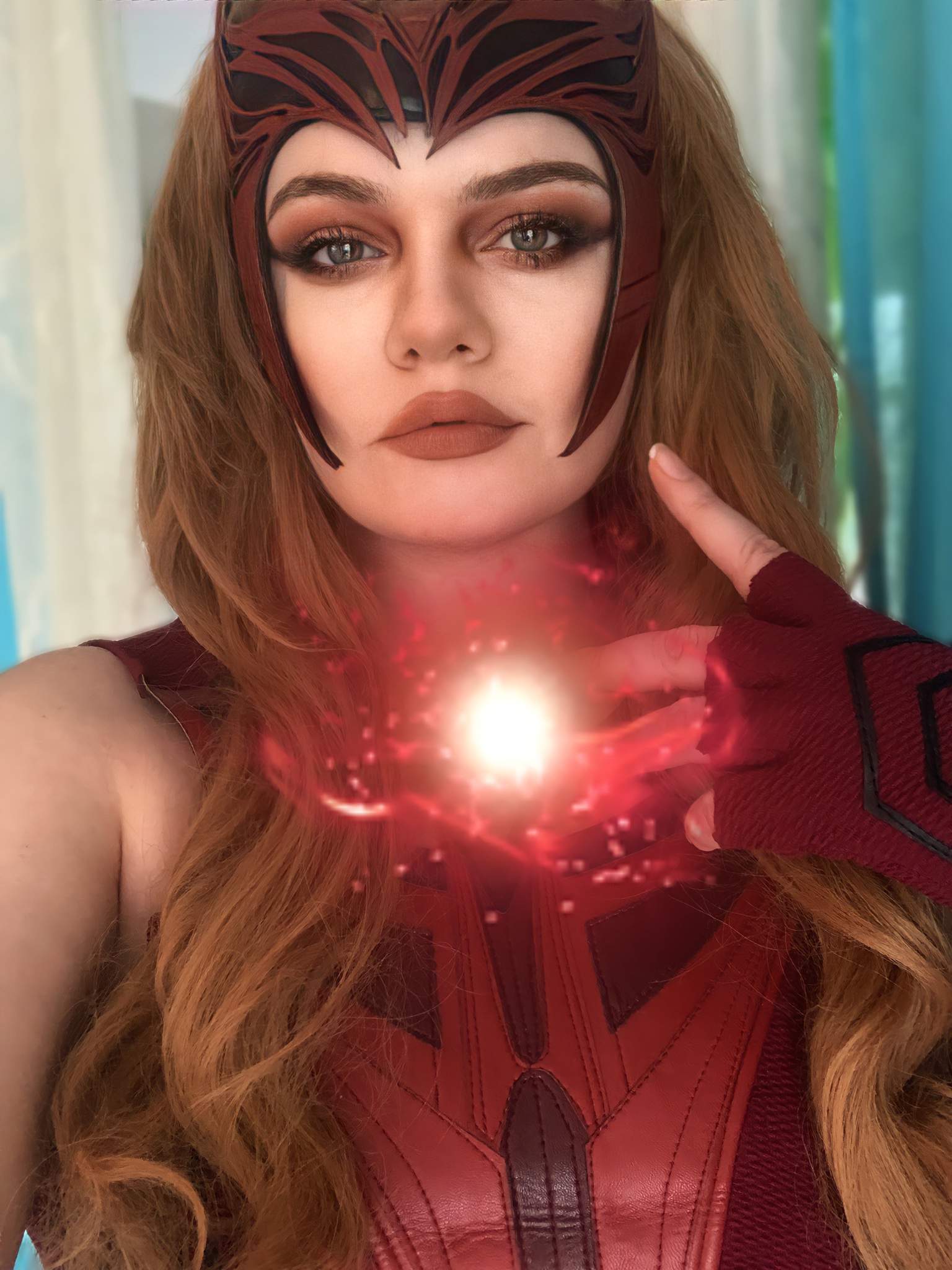 Scarlet Witch Makeup Test Cosplay Amino