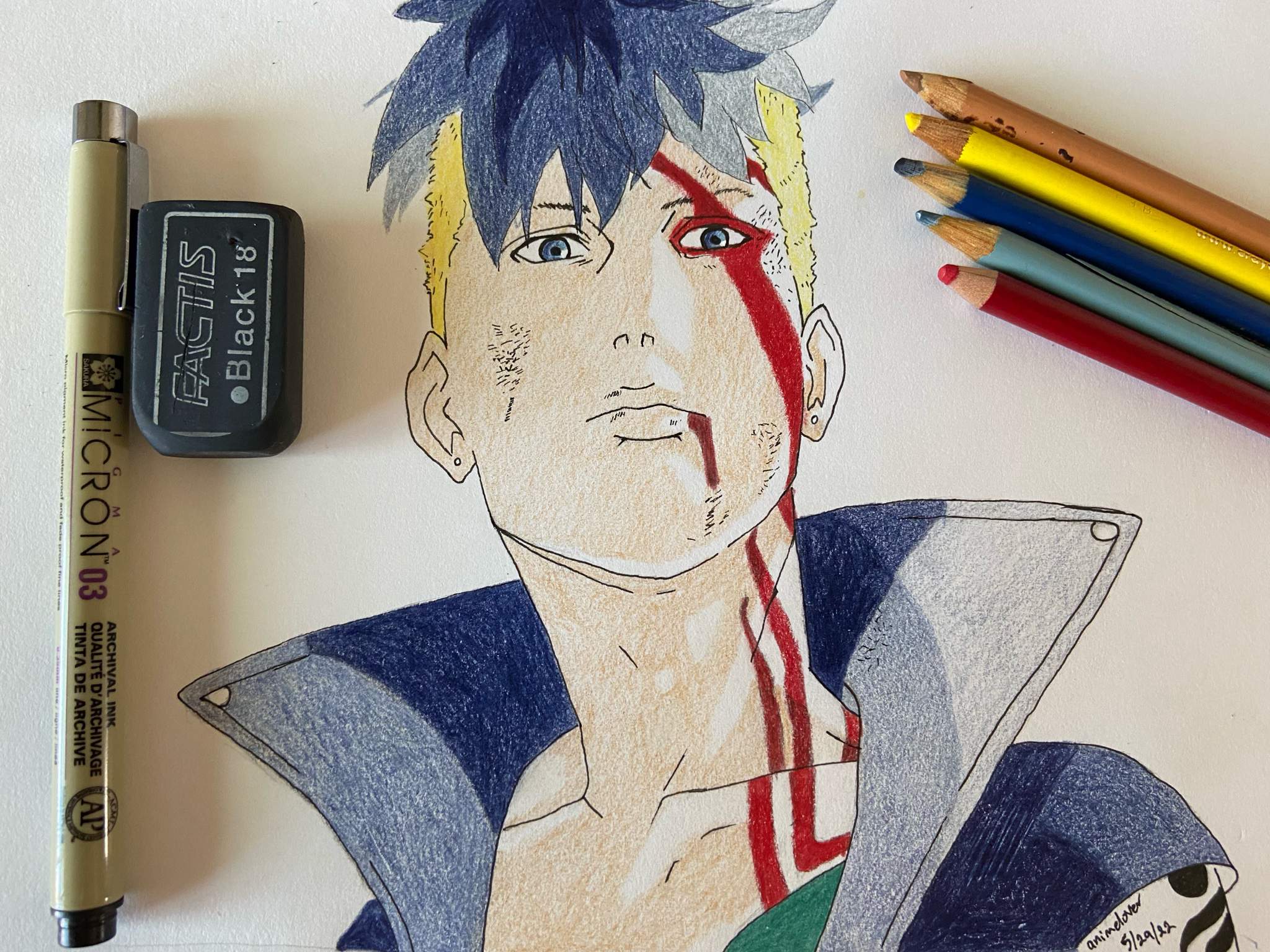 Kawaki Drawing | Anime Amino