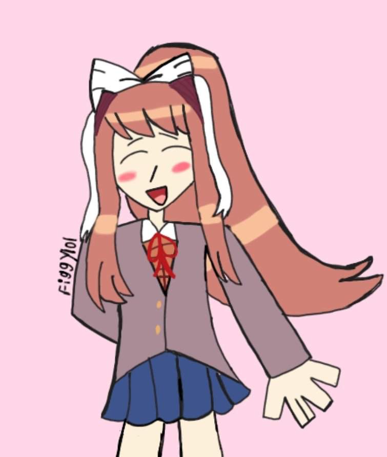 Monika Art D Doki Doki Literature Club Amino