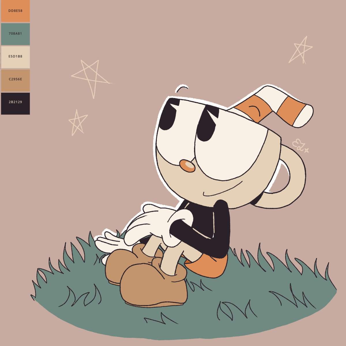 Cuphead Color Palette Doodles 🤍 | Cuphead Official™ Amino