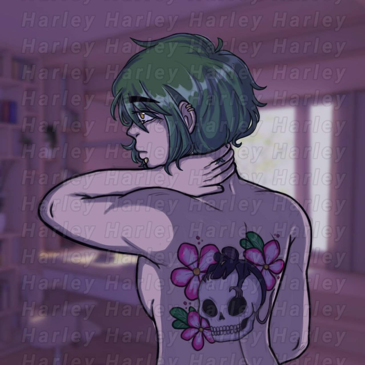 Back tattoo • Gacha Club! ♡ Amino