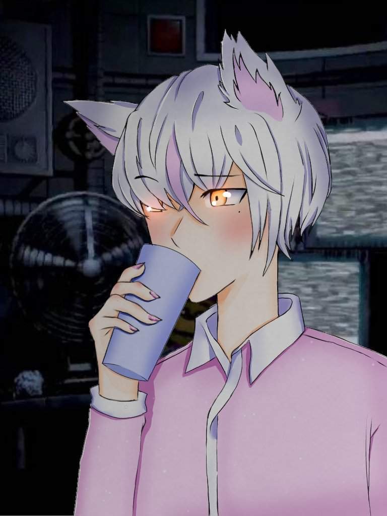 Фантайм Фокси пьёт кафиёчик | FNaF Amino [RUS] Amino
