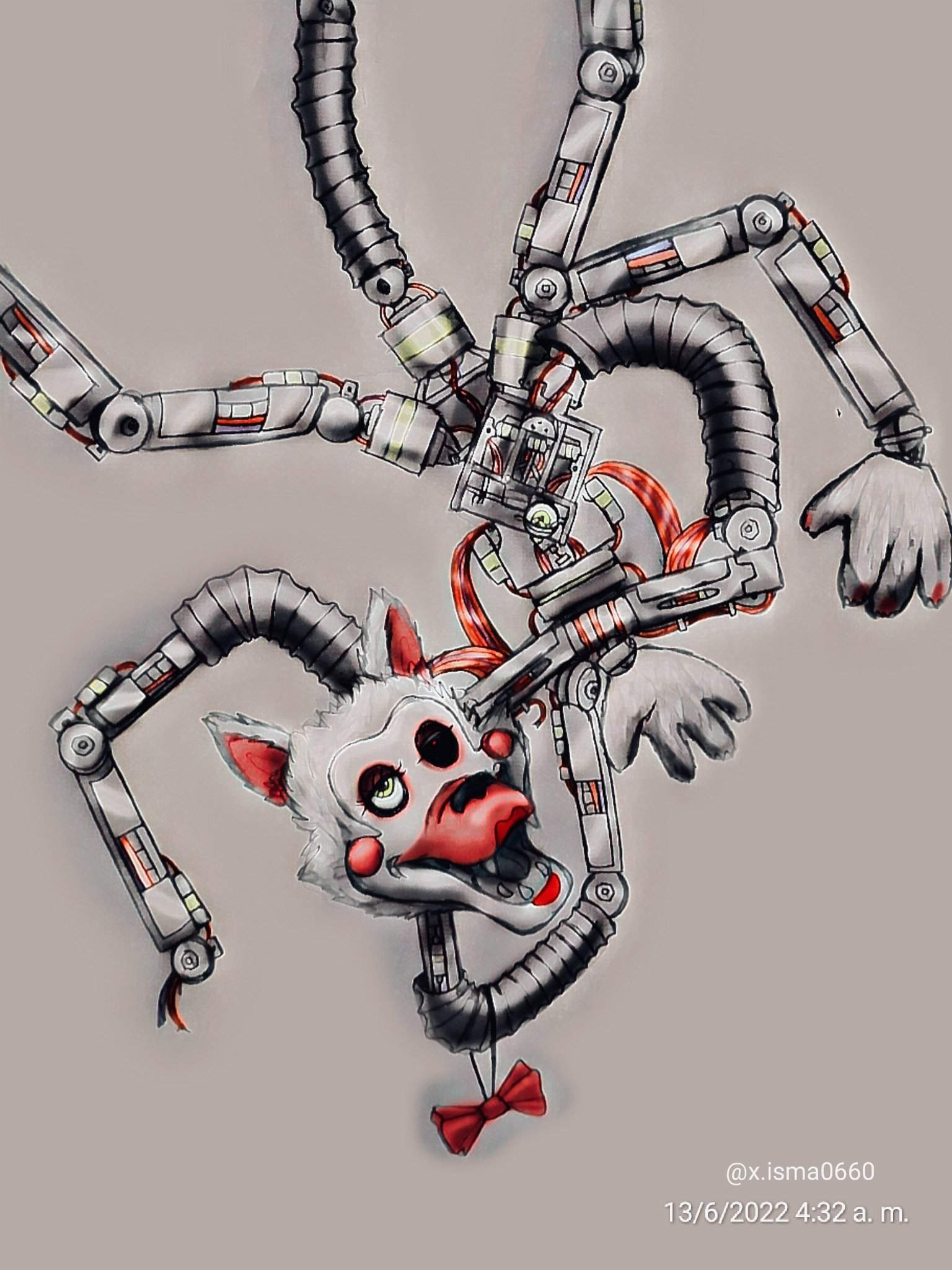 Dibujo De Mangle Versi N Realista Fnaf Amino Espa Ol Amino