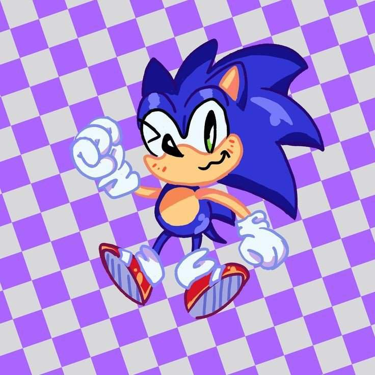 Cute Classic sonic drawing Sonic the Hedgehog! Amino