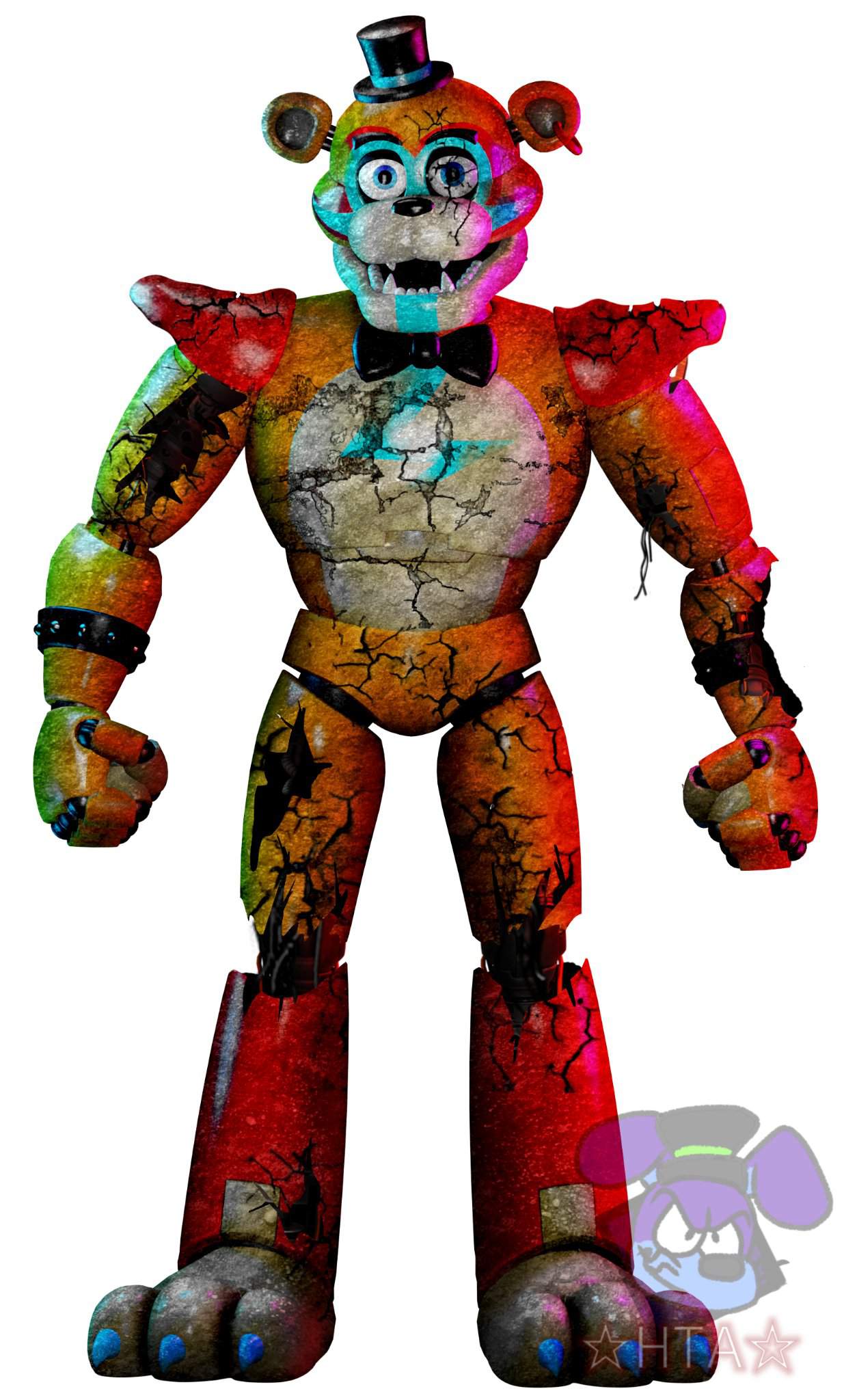 Fnaf Edit Withered Glamrocks In Fnaf Style Five Nights At Freddy S Amino