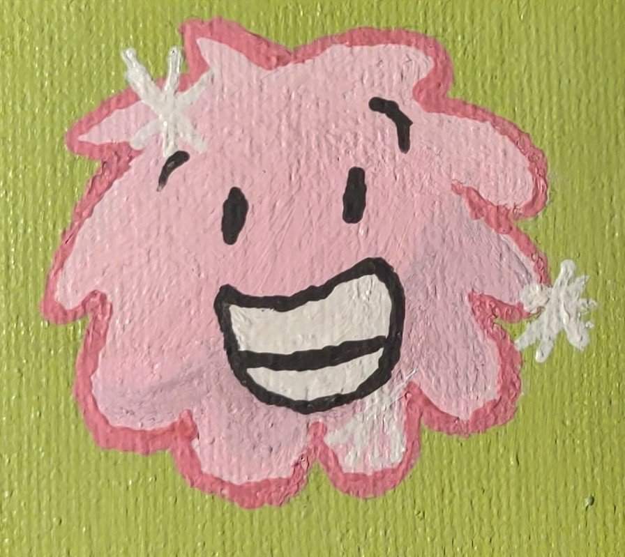 Painting Every Bfb Contestant Voting Icon: Day 50/ Puffball | BFDI Amino