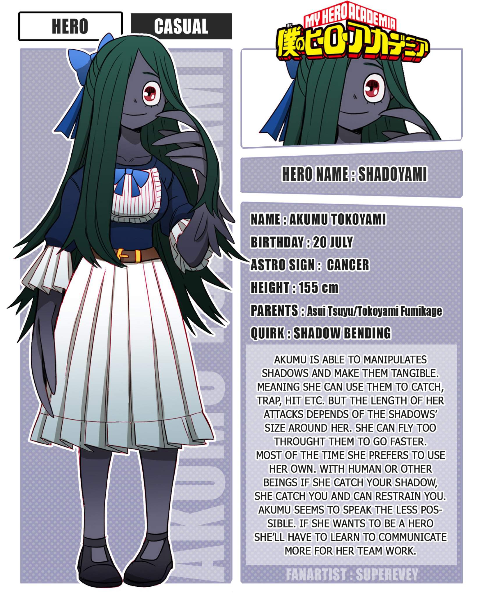 Akumu Tokoyami Wiki Mha 2nd Generation Amino