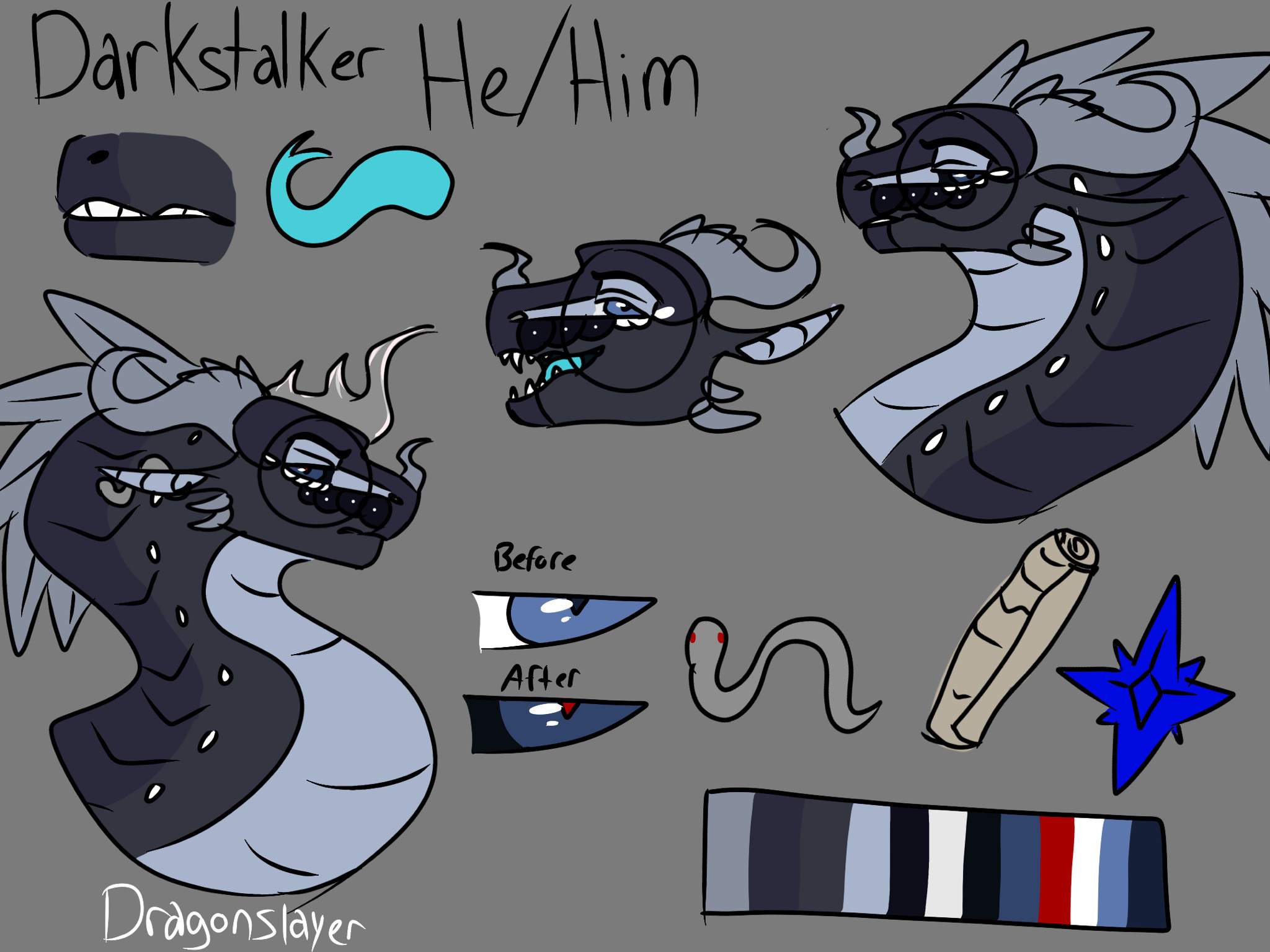 Darkstalker Simple Ref Sheet Wings Of Fire Amino