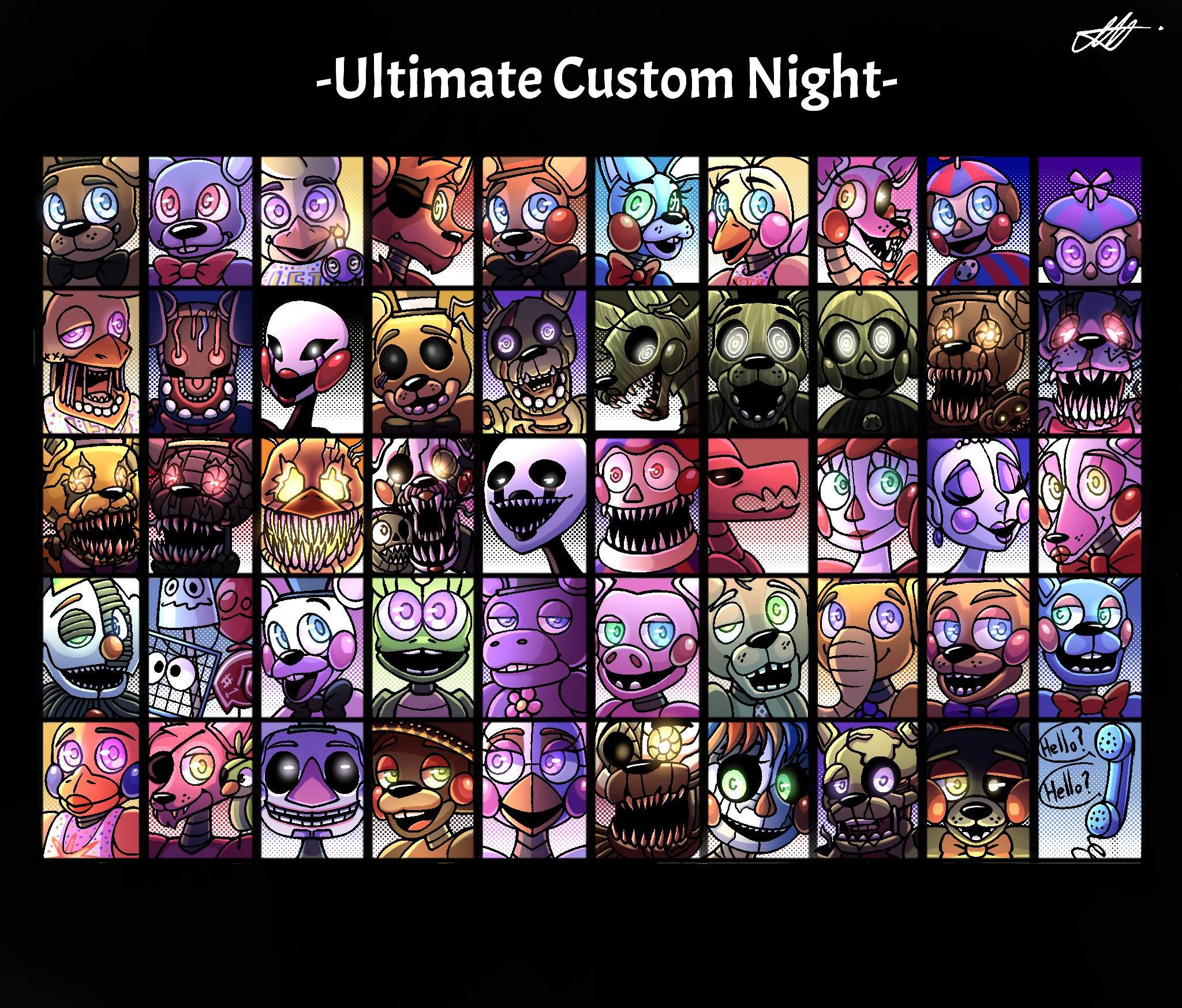 The Ultimate Custom Night Five Nights At Freddys Amino 