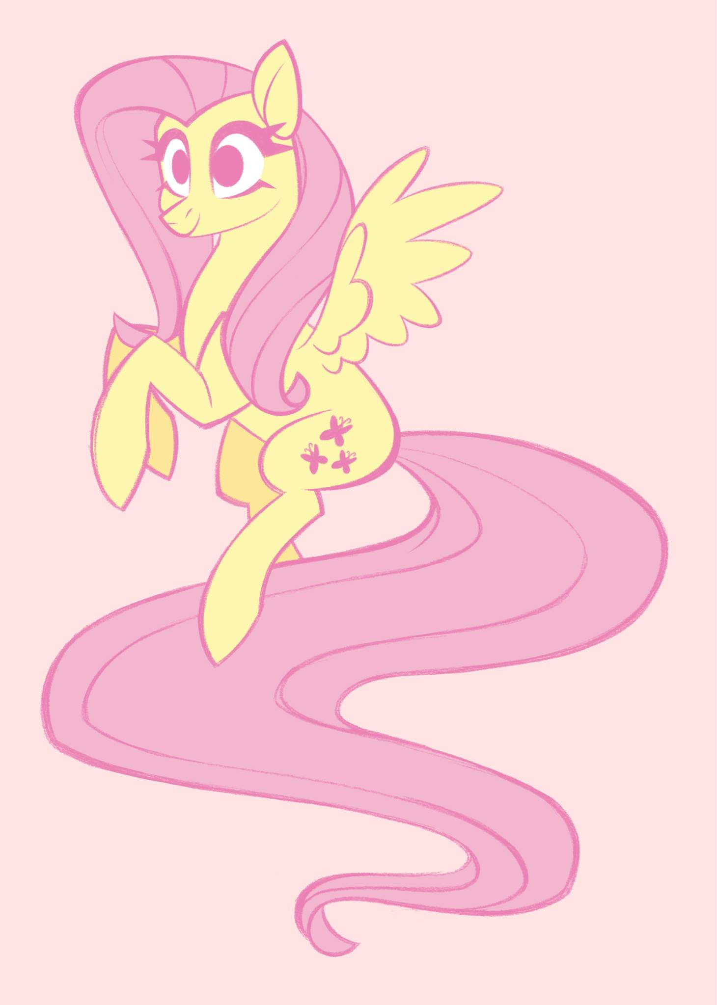 Fanart Fluttershy Equestria Unofficial Fan Club Amino