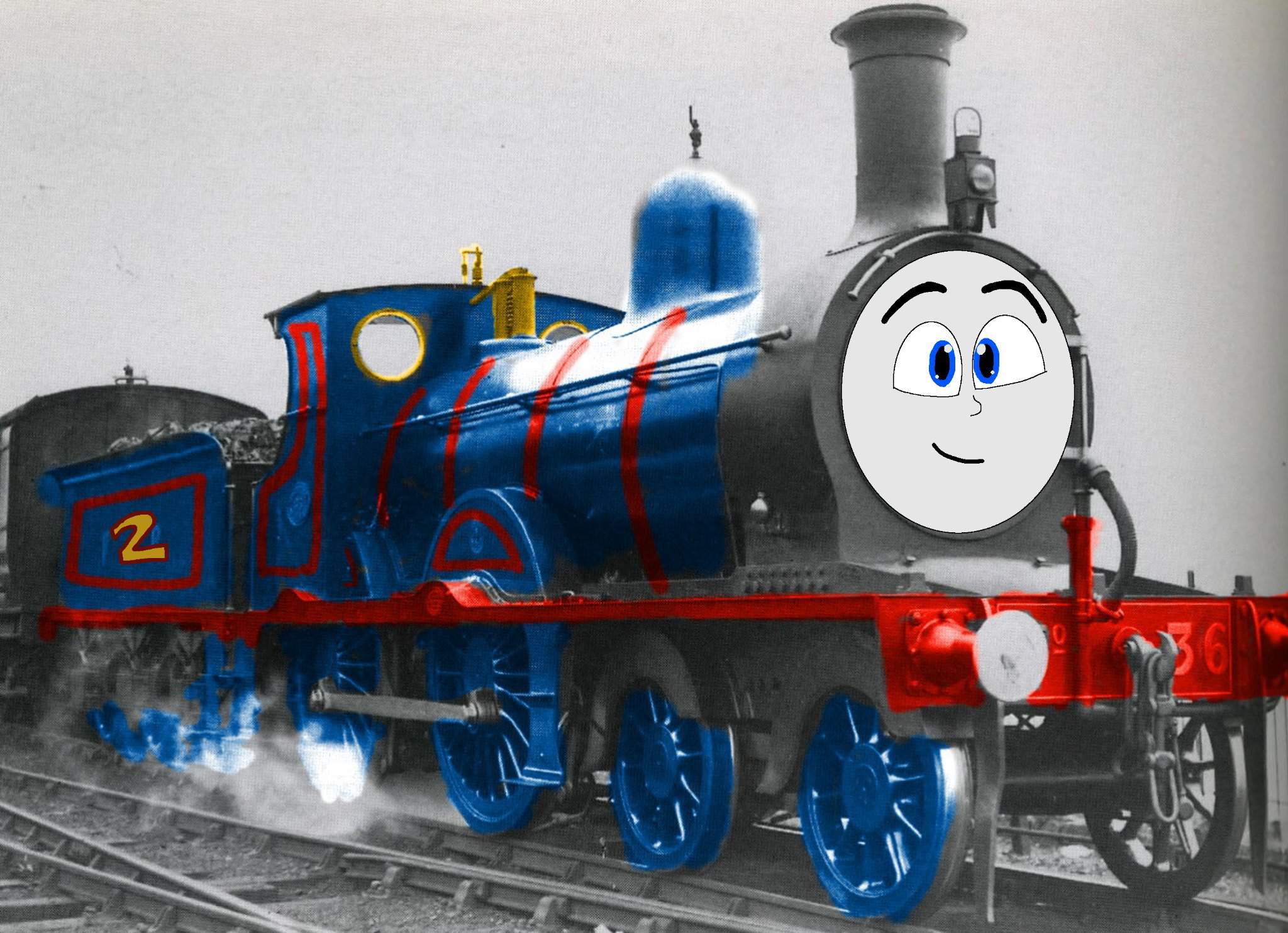 Hyper Realistic Characters Edward The Blue Furness Railway K Class