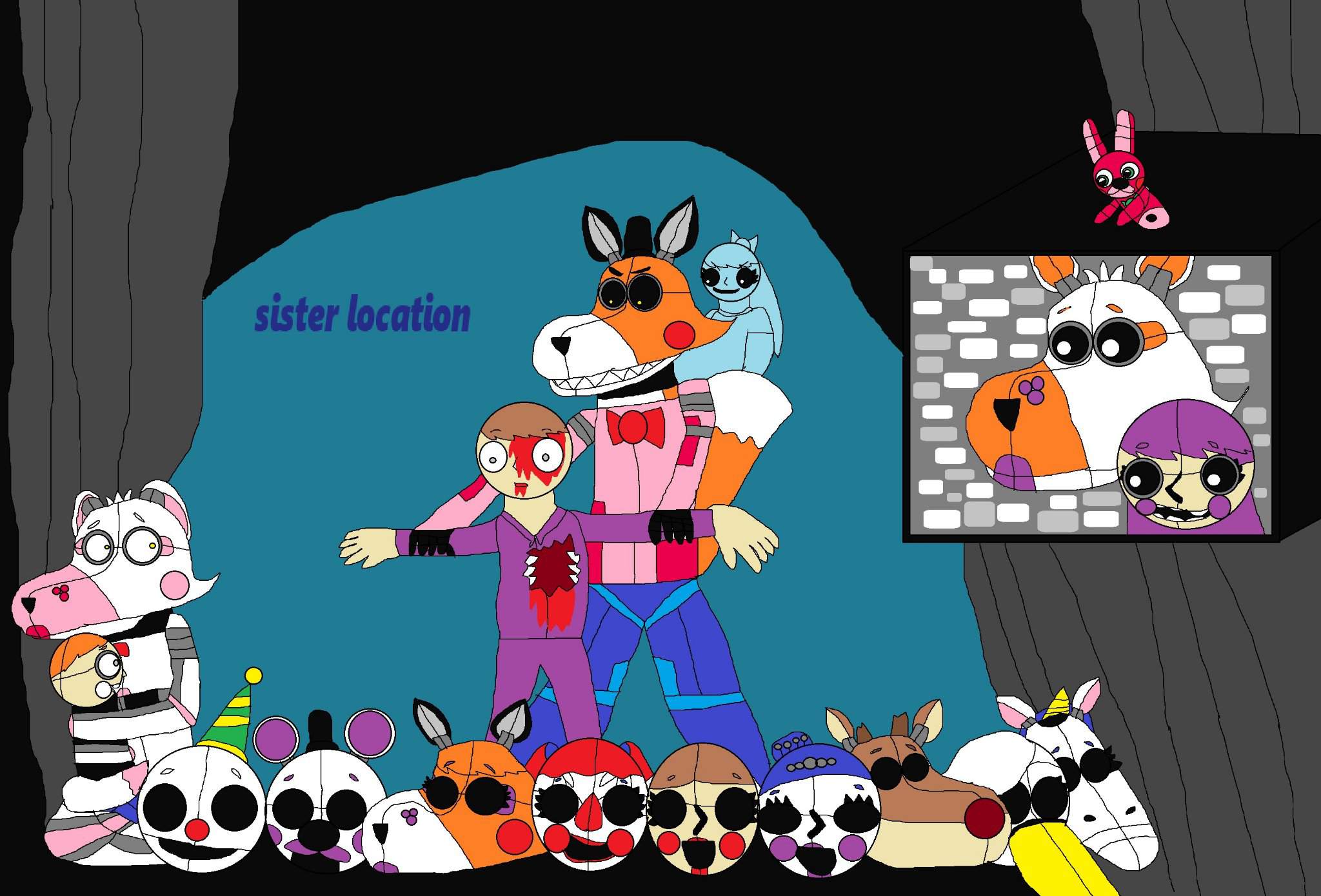 Funtime Fox The Pirate Pizza World Circus Fox Freddy Fazbear Fnaf Scooper Dead Funtime Fnaf 9061