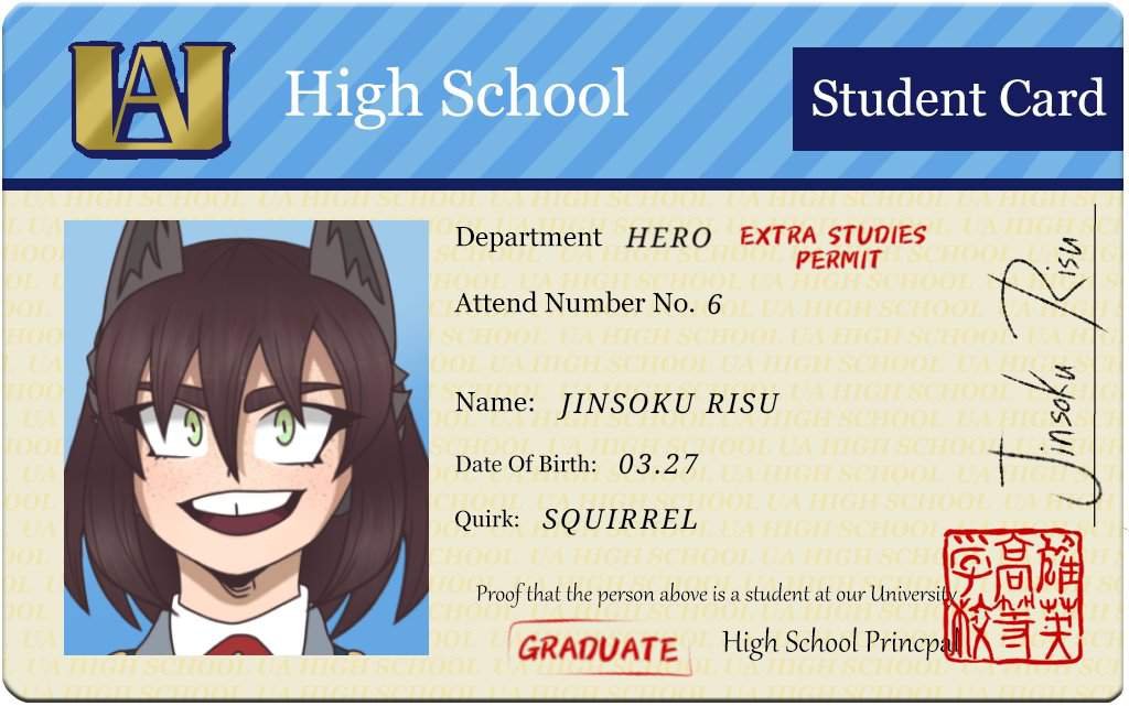UA id card reveal!♡︎ MHA Shifting Amino