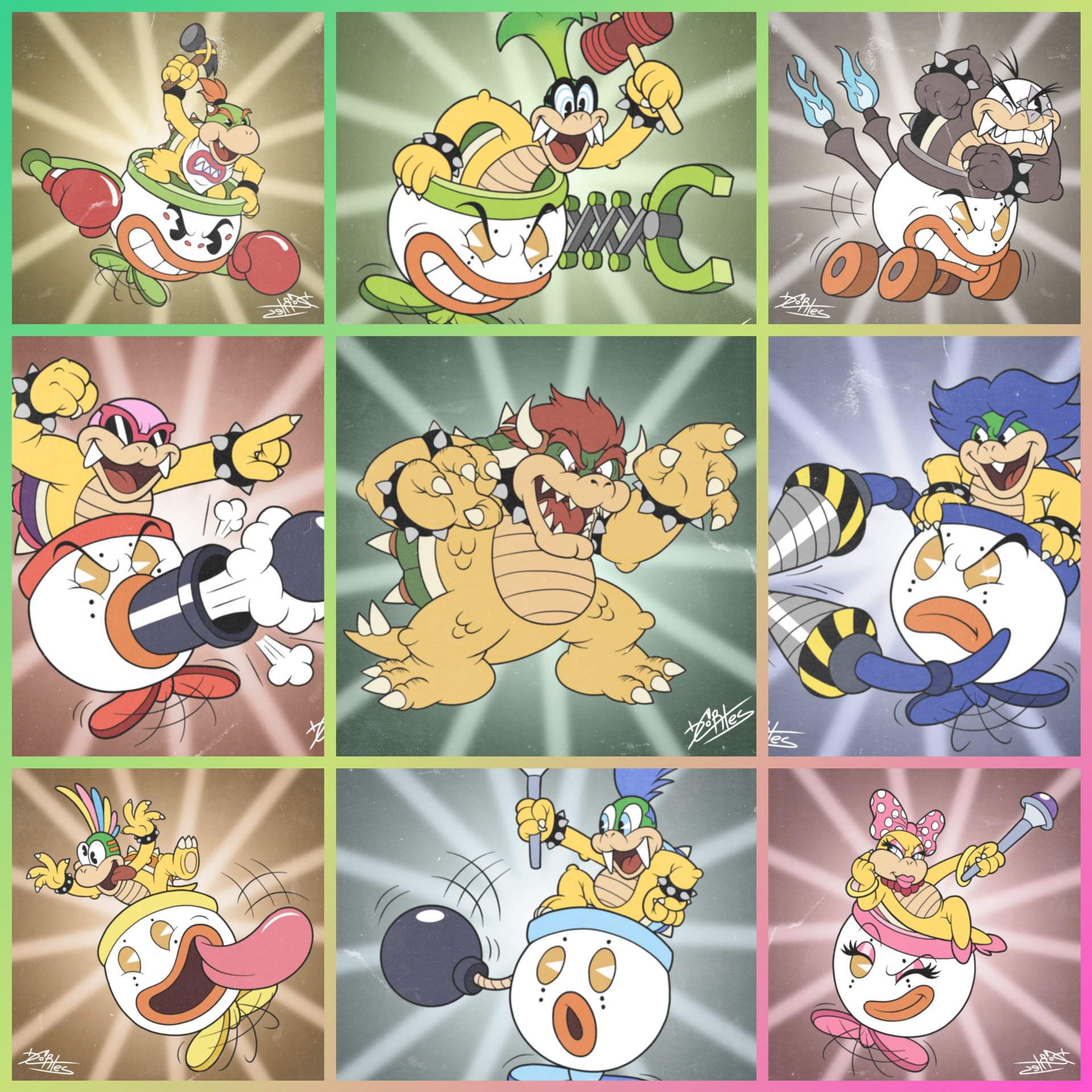 The Koopalings Vs The Broodals Mario Amino