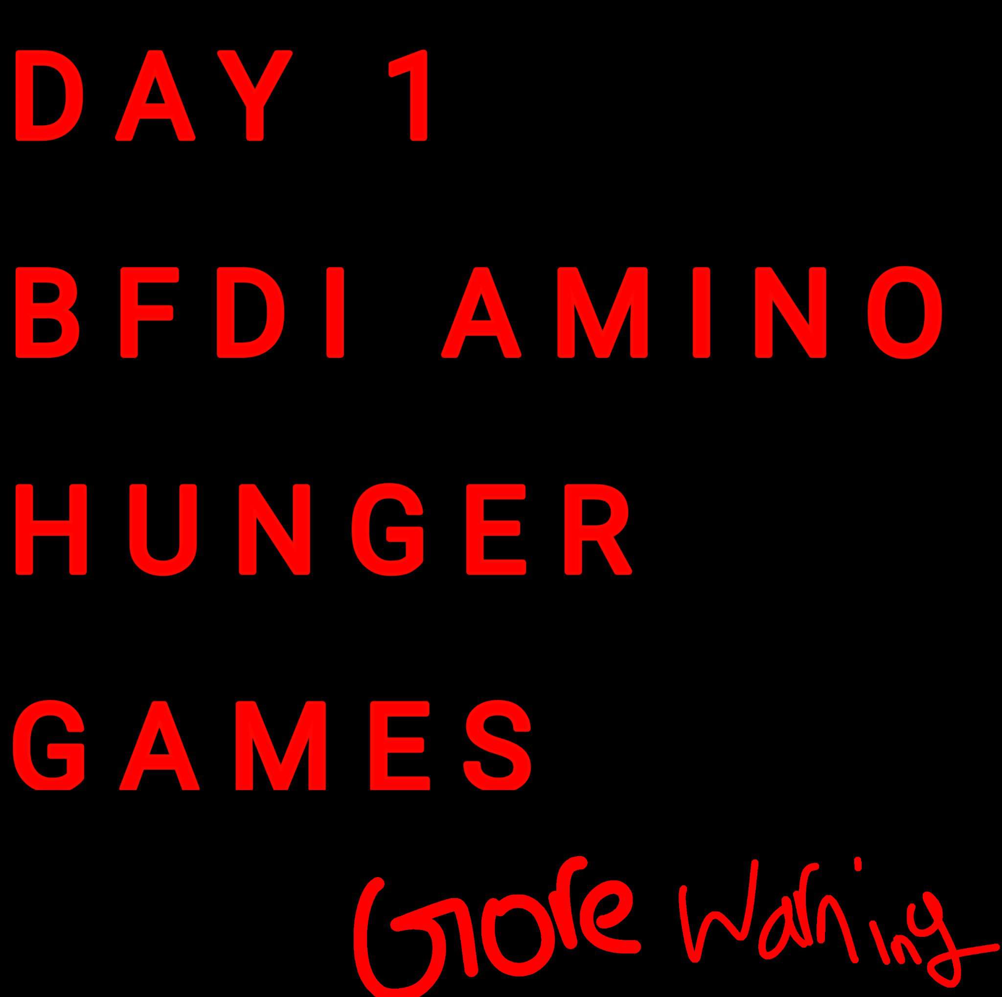 BFDI AMINO HUNGER GAMES PT1 BFDI Amino