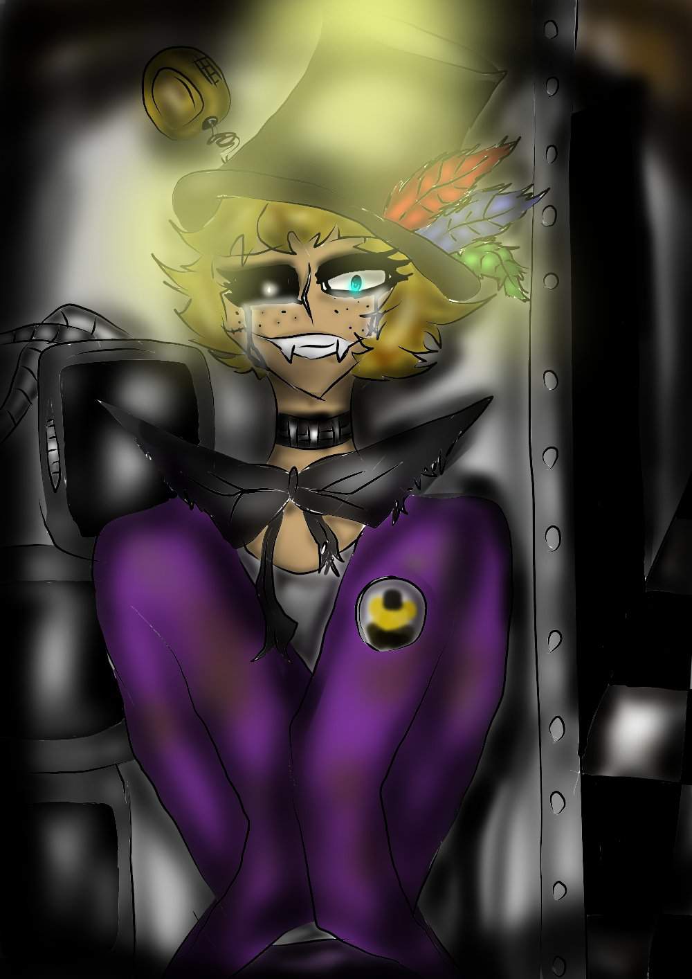 Human Withered Golden Freddy Redesign Five Nights At Freddy S Amino