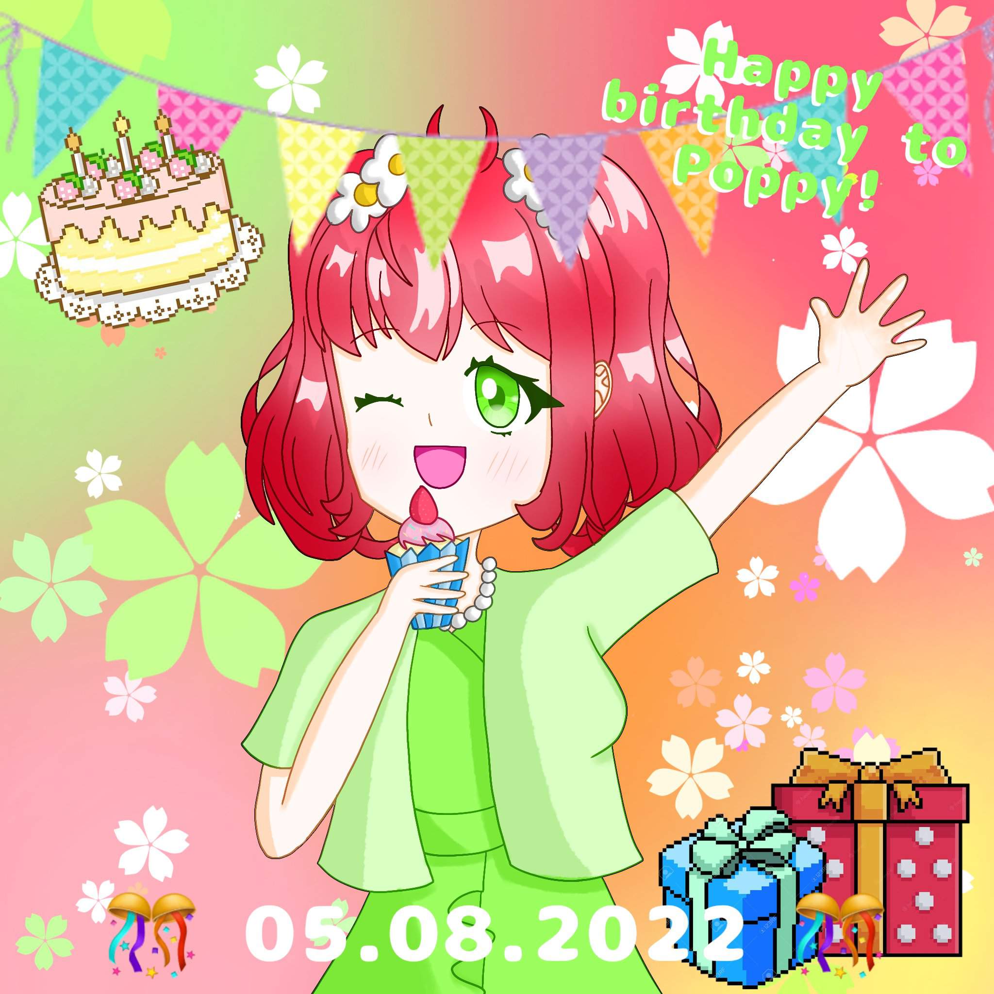 ACNH Poppy s Birthday Anime Art Amino