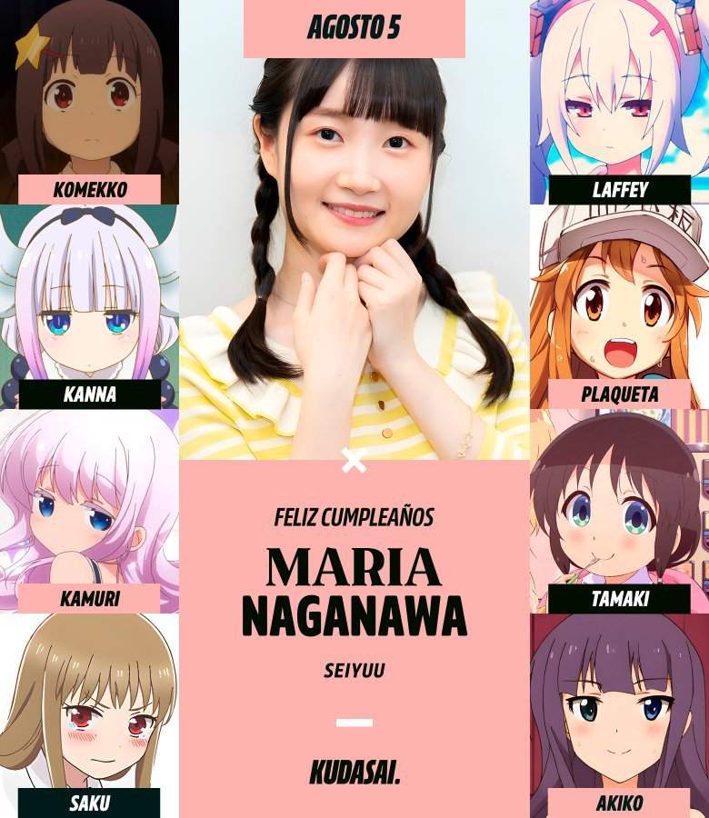 Felicidades Maria Naganawa •Anime• Amino