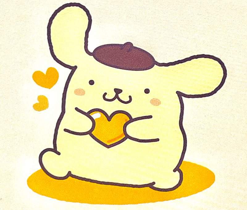 pompompurin heart plush