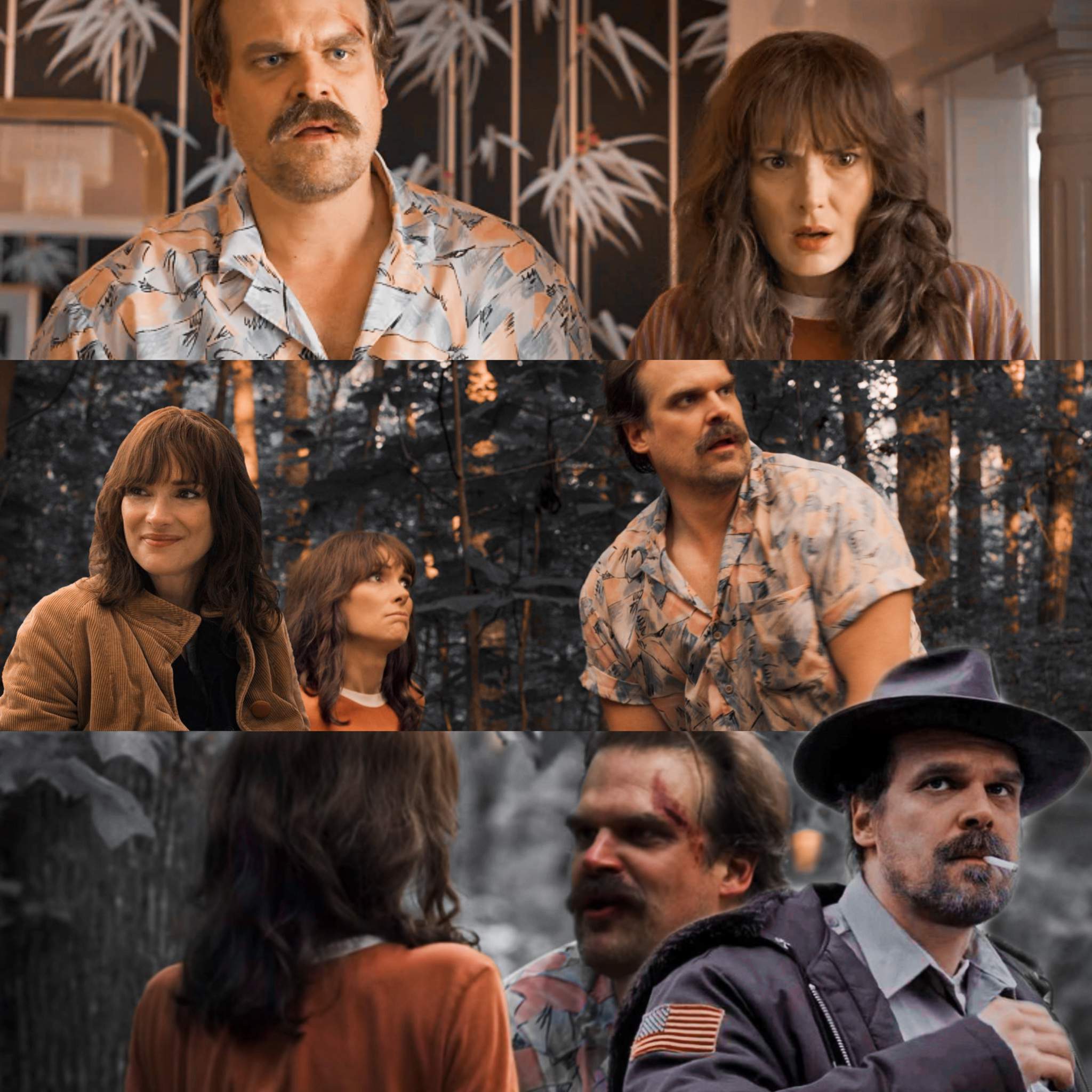 I Made A Joyce And Hopper Edit Stranger Things Amino 