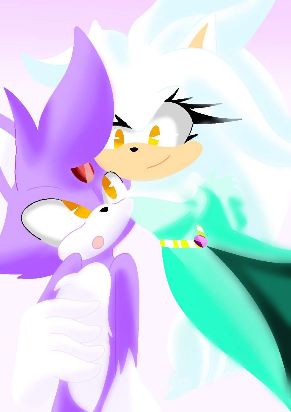 Flame And Silvia Sonic The Hedgehog Amino