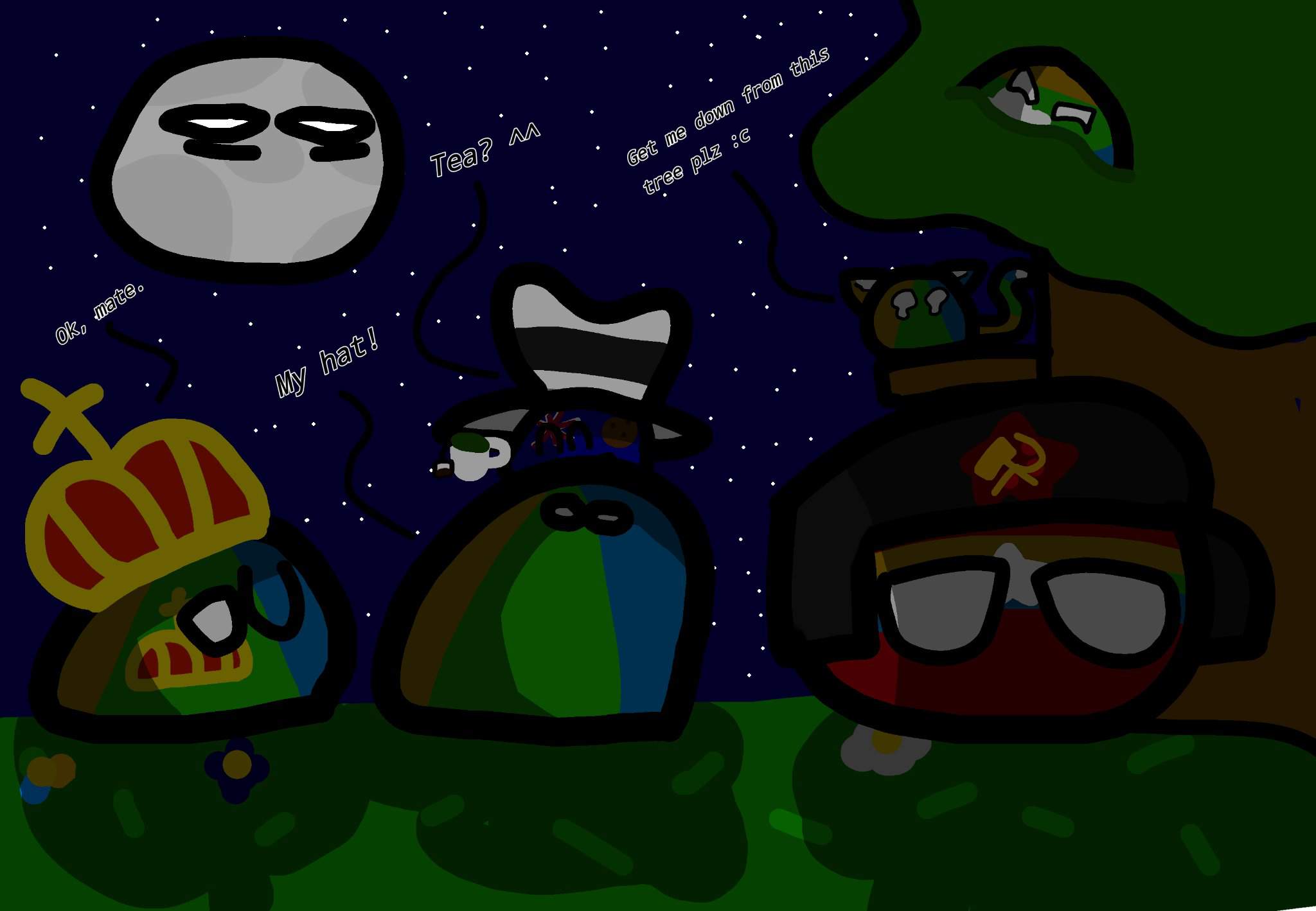 Capiverse In The Night Redrawing Polandball Amino