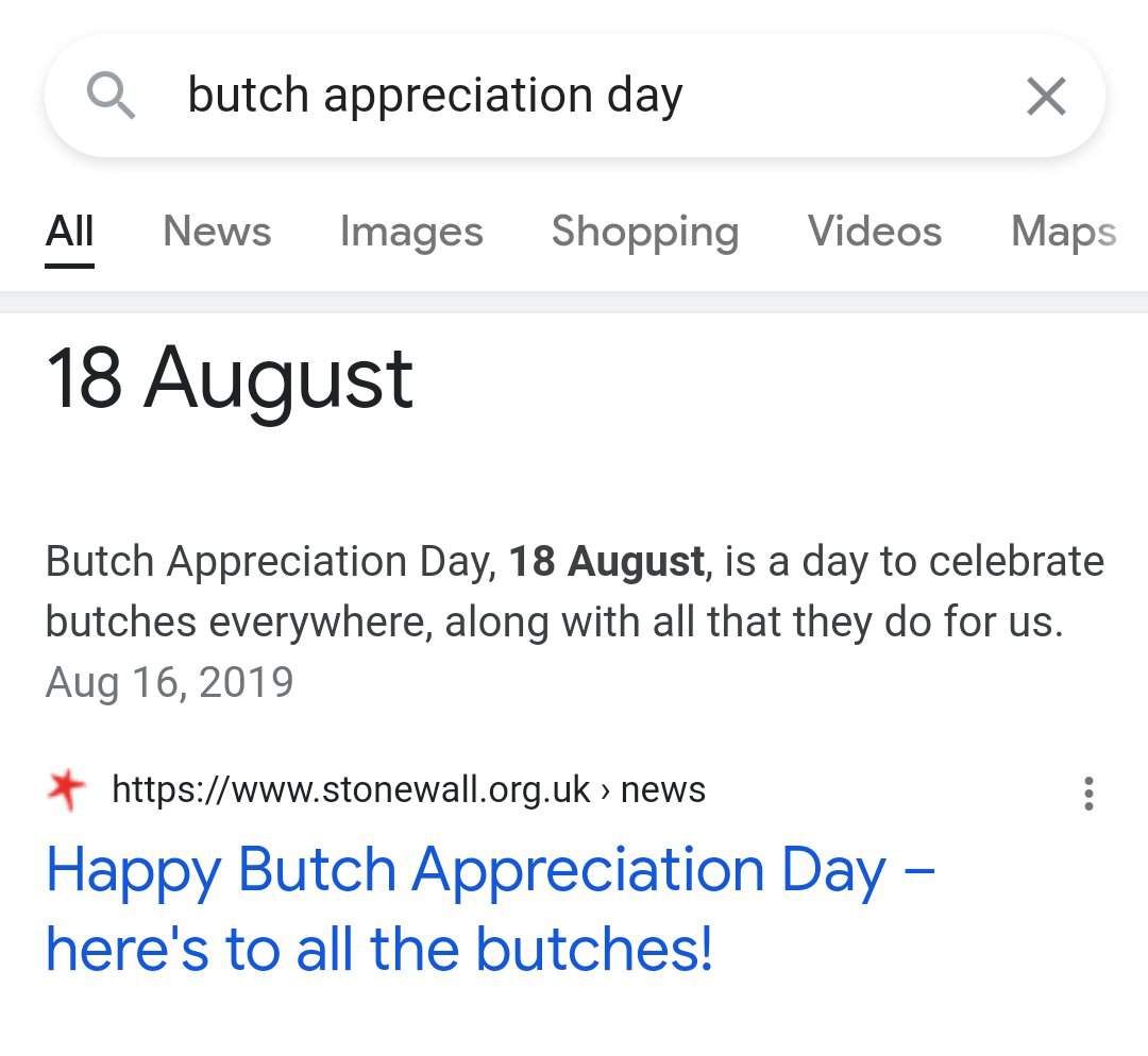 Butch appreciation day!! MOGAI Positive! Amino