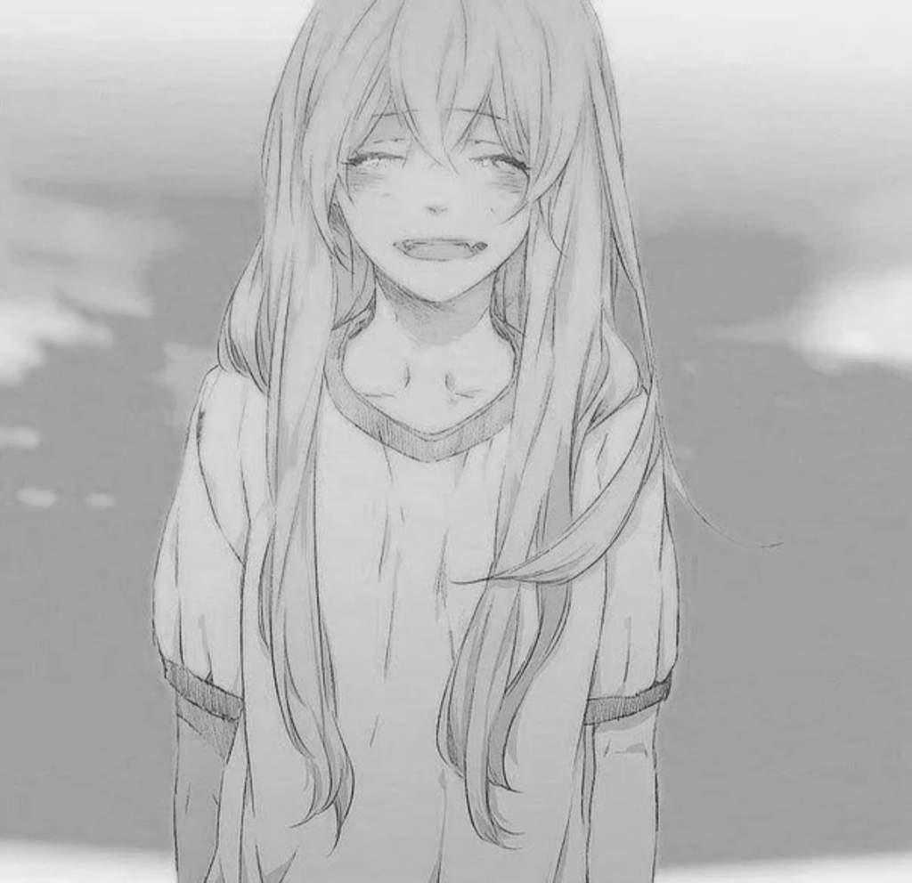 Грустная улыбка аниме