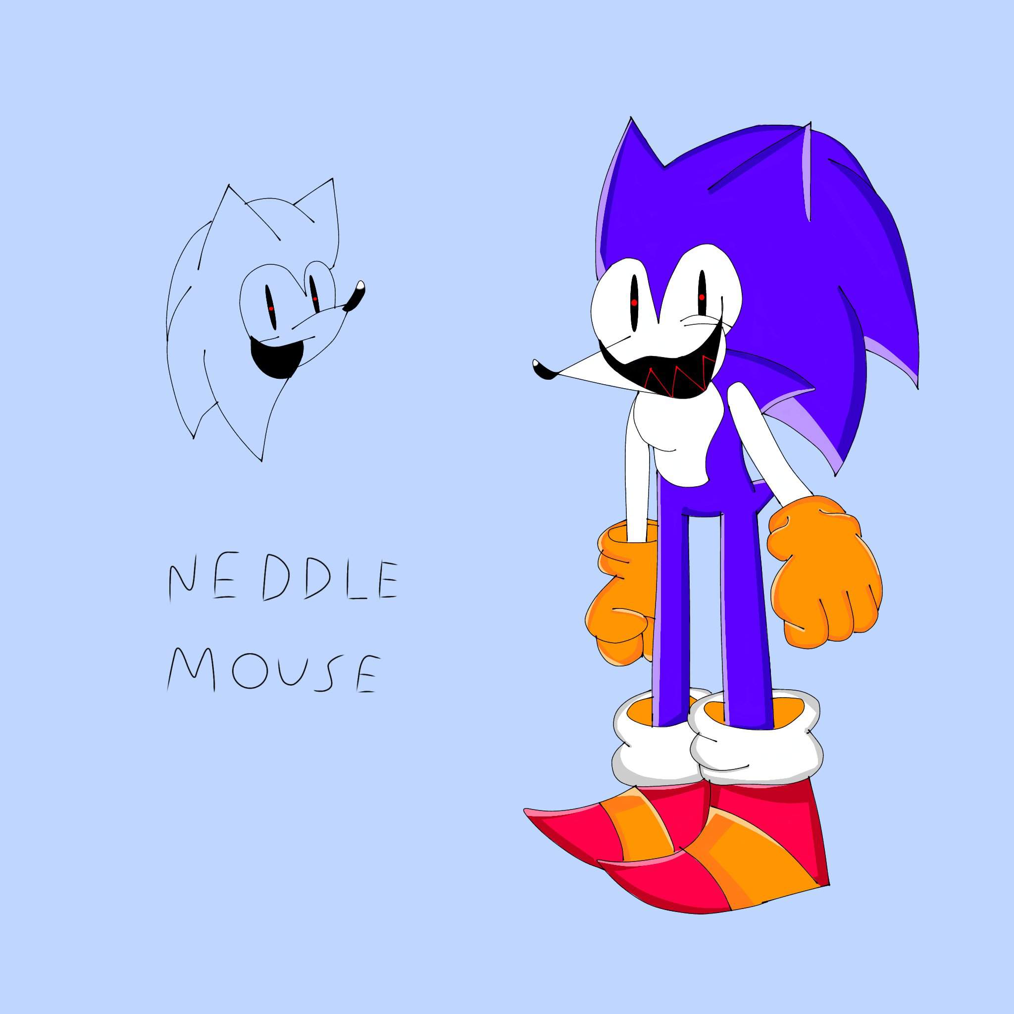 Uma Fanart Do Needlemouse Sonicexe Oficial Amino