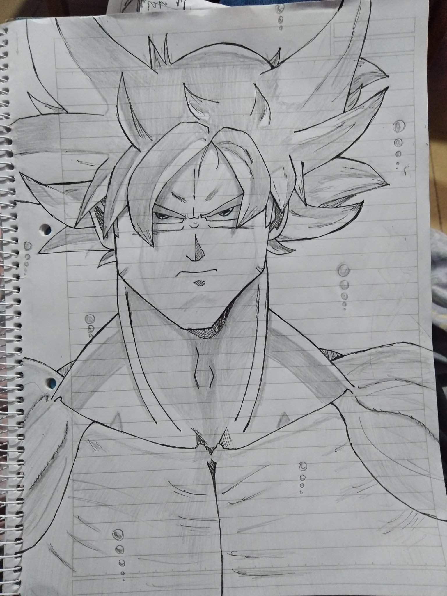 Goku Ultra Instinto Dominado Dibujo DRAGON BALL ESPAÑOL Amino