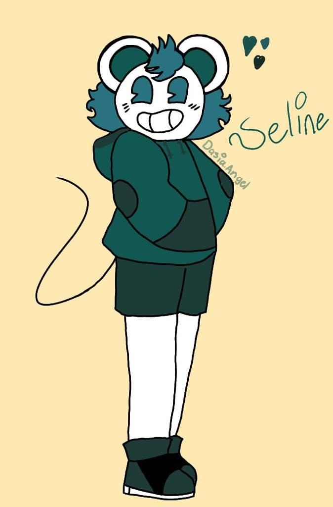 The new characters that i made named seline she they bendy and the