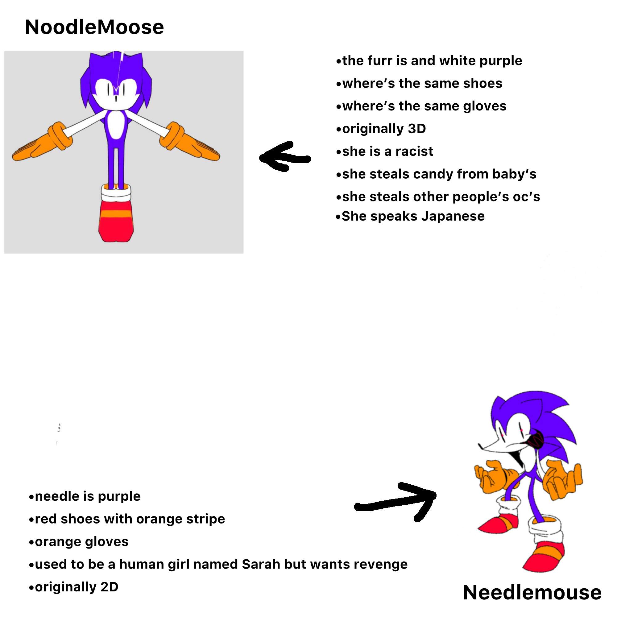 Oh No Here Is Now A Santiago Version Of Needlemouse Sonicexe Amino