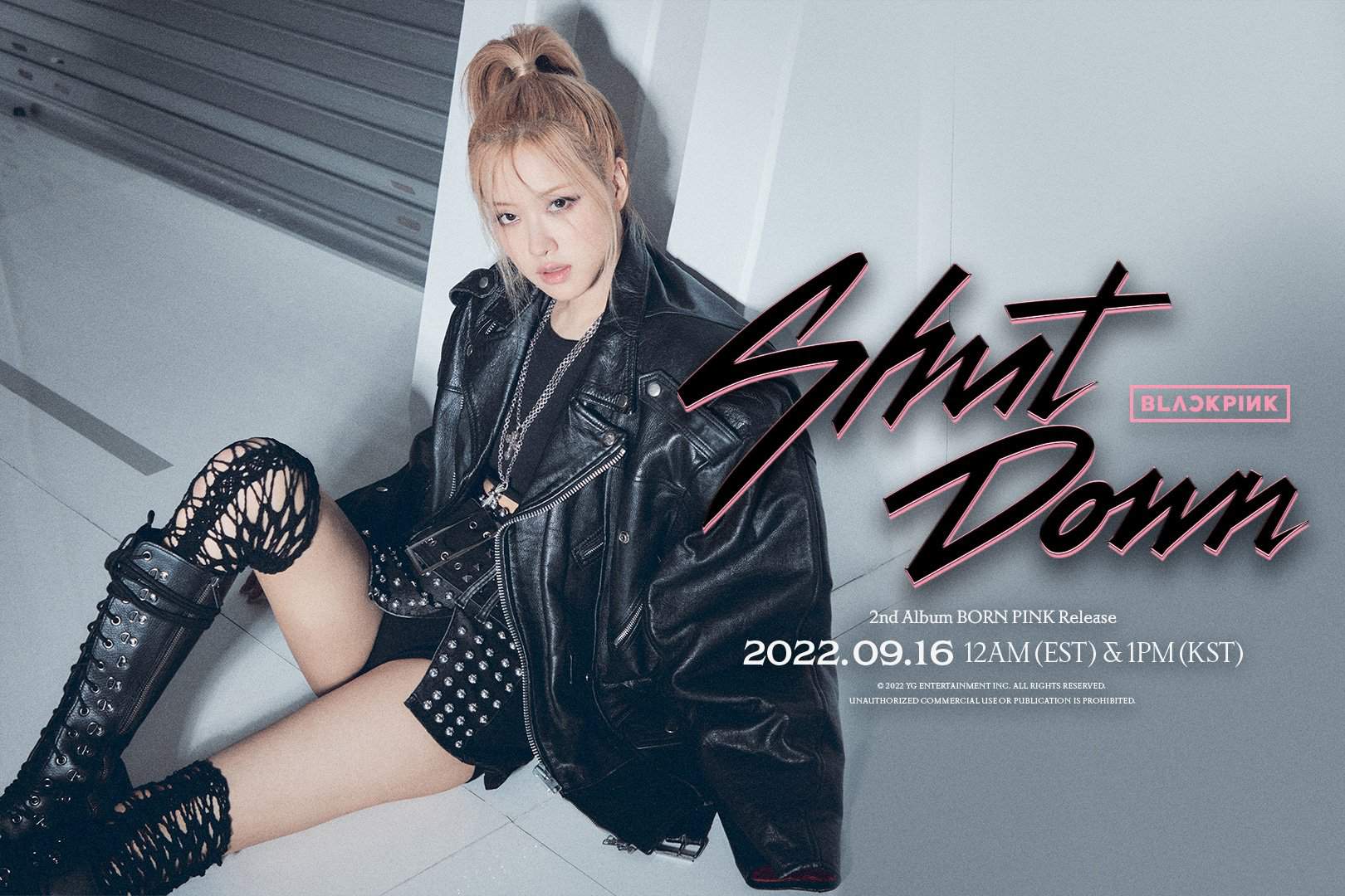 #BLACKPINK ‘Shut Down' ROSÉ Teaser Poster | KPOP GIRL GROUPS ៹ Amino