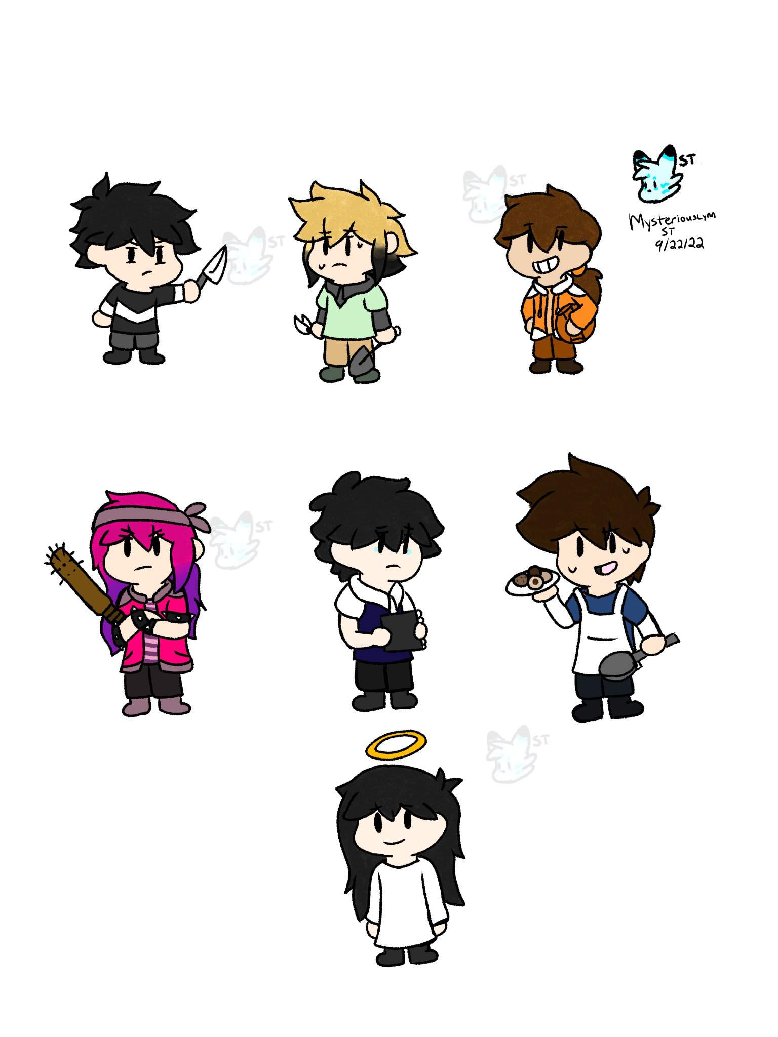 Real World Omori Au Chibis | OMORI⠀ Amino