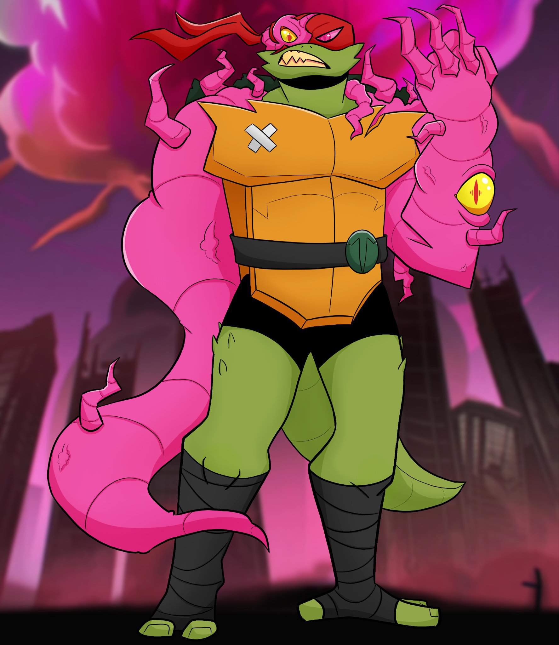 Kraang Raph Teenage Mutant Ninja Turtles Amino