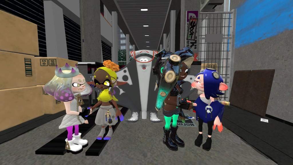 Off the Hook gives Deep Cut a handshake Splatoon Amino