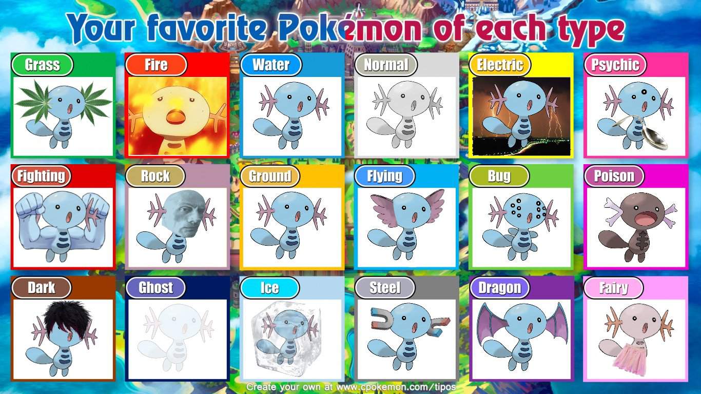 My Favorite Pokemon Of Each Type Pokémon Amino