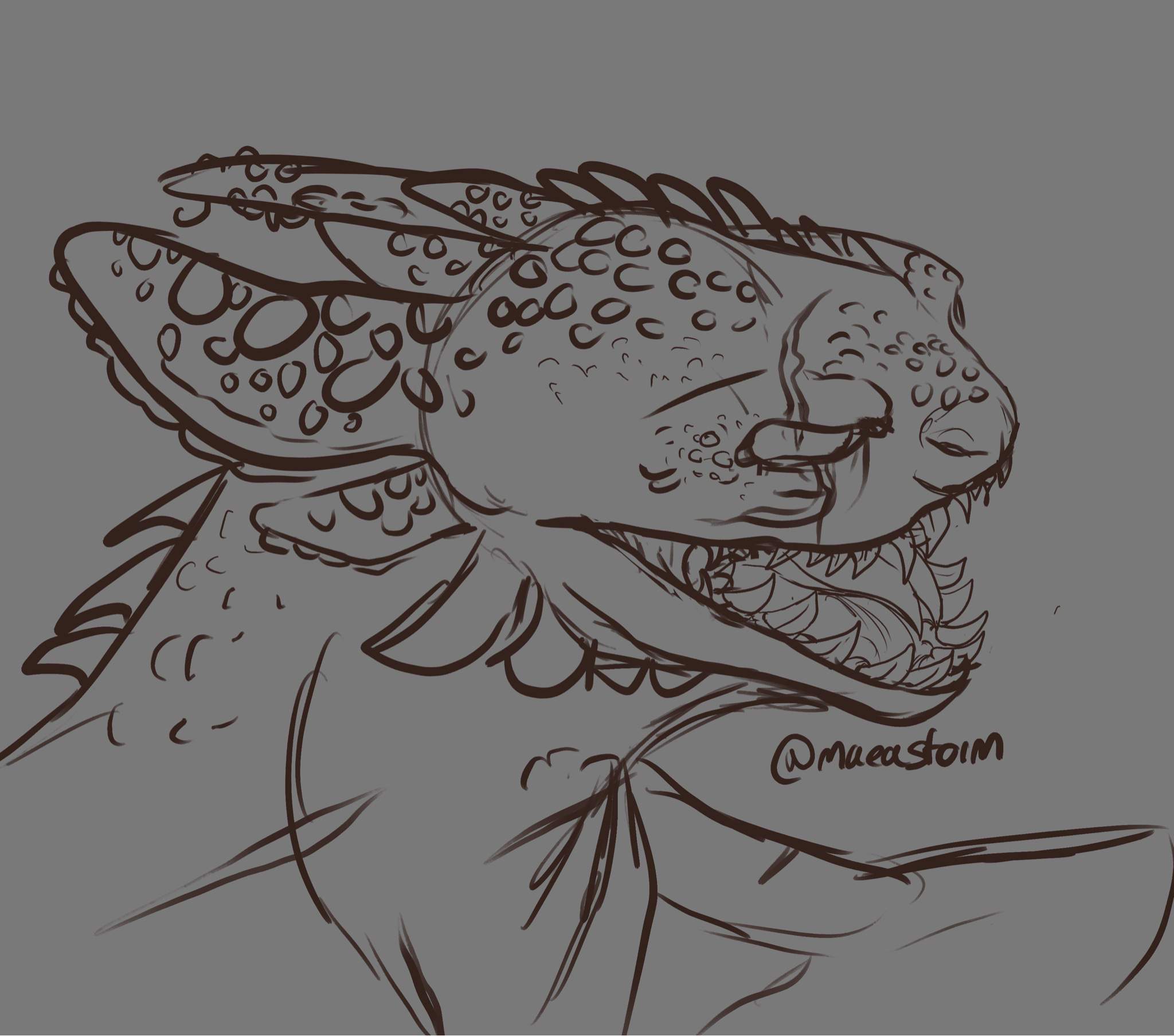 Night Fury Krogan Doodle Dragons Amino