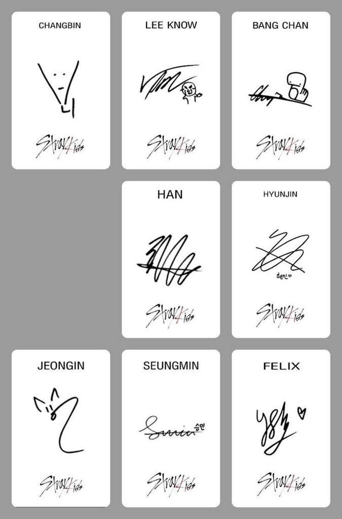 Подписи стрей кидс. | Wiki | Stray Kids 💫 Amino